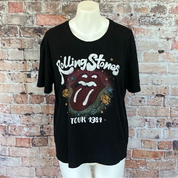 Rolling Stones North America Tour Tee Shirt Graphic Short Sleeve Sz Large(12-14) - Picture 1 of 7